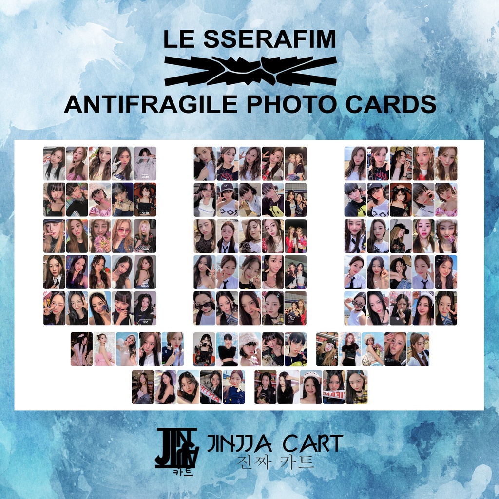 Le Sserafim Antifragile Unofficial Photo Cards Set Shopee Philippines