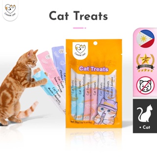 CASSIEL PET 6 Pcs Cat Treats Cat Wet Food Kitten Snack Cat Strip Promote Gastrointestinal Digestion