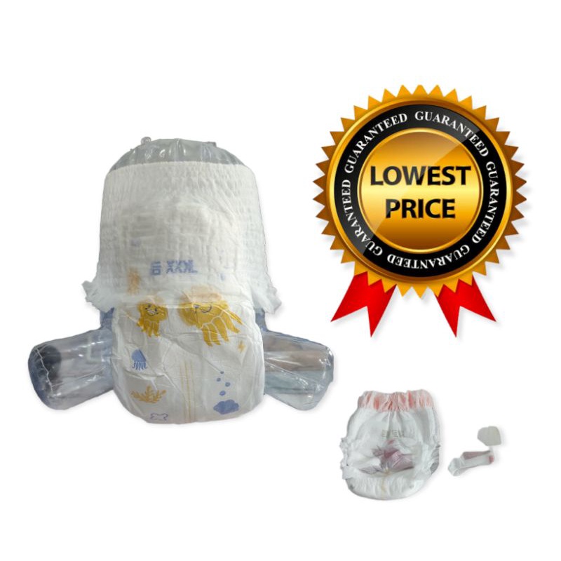 Once upon a baby Korean Diaper Premium Quality Pants Lowest Price 50pcs per pack Shopee