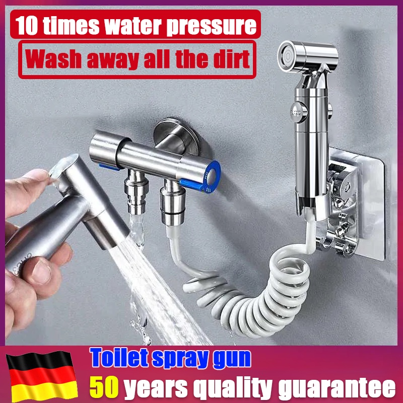 Bidet Sprayer Toilet Spray gun Super water pressure, one flush and