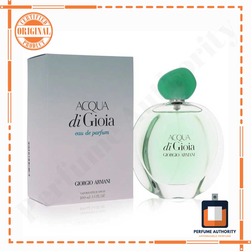 Authentic Acqua Di Gioia EDP 100ml by Giorgio Armani for women | Shopee  Philippines