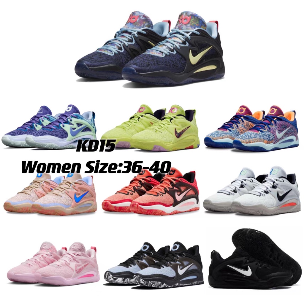 Oem quality Nike KD 15 Basketball Shoes sneakers For Women with LOW TOP