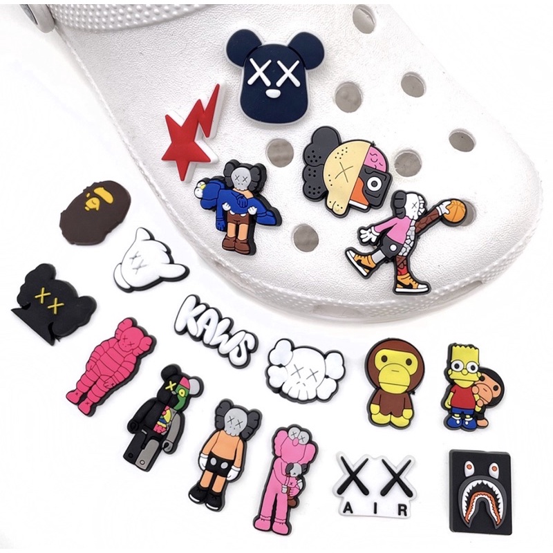 Kaws Jibbitz Crocs Pins for shoes bags High quality cod Shopee
