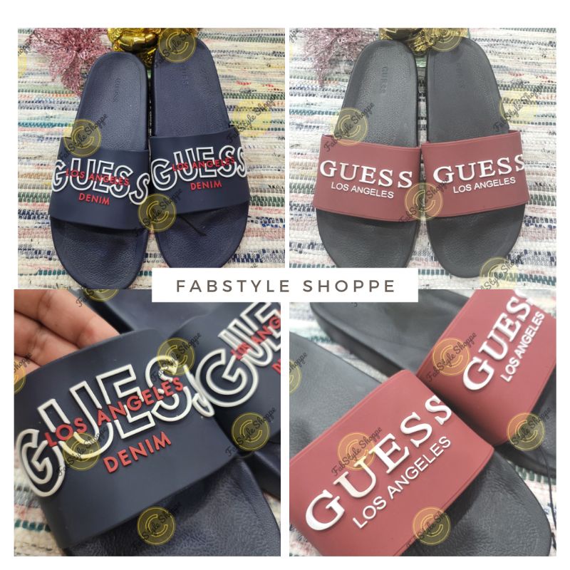GUESS SLIDES FOR MEN Shopee Philippines