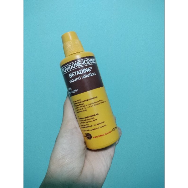 Betadine Wound Solution 120ml | Shopee Philippines