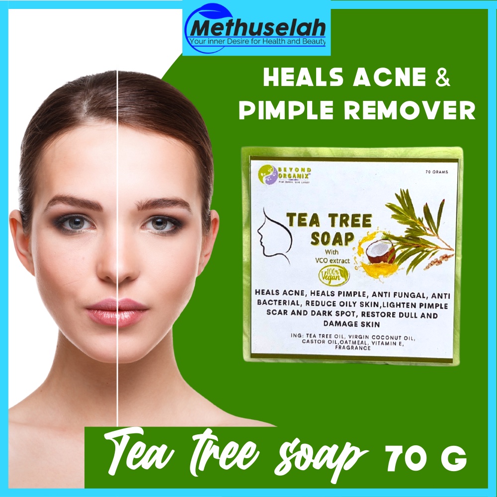 100% Tea Tree Skin Therapy Soap TRIAL BAR (Skin Care Set, Acne ...