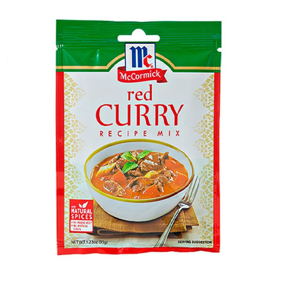 McCormick Recipe Mix Red Curry 35g Shopee Philippines