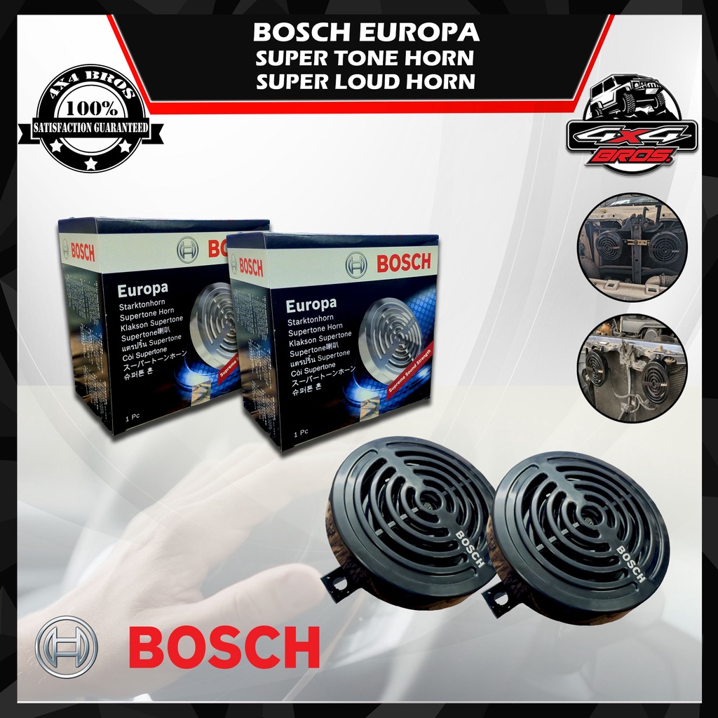Bosch Europa Black Horn Set 12V Shopee Philippines
