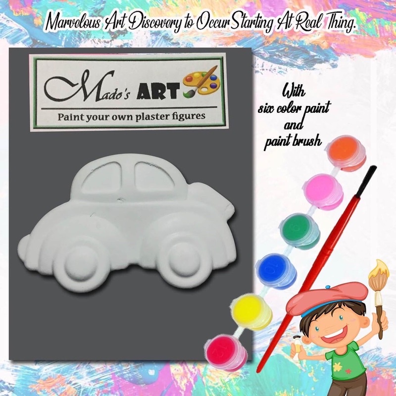 Big Car Design plaster figures painting set Shopee Philippines
