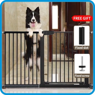 76-500CM Adjustable Baby Safety Door Safety Gate Fence Guard For Baby, Child, Stairs, Dogs, Pets