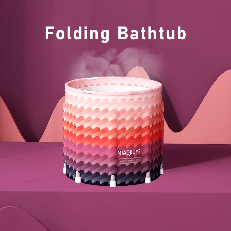 Y4Y Bathroom Portable Folding Bathtub Bath Bucket Hot water Bath Tub