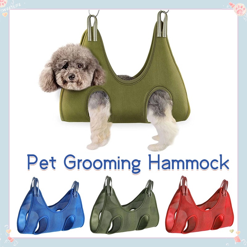 Pet Grooming Hammock Dog Restraint Bag Cat Nail Trimming Bed Pet Claw