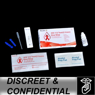 Recare HIV 1/2 Home blood Test Kit Testing kits One Step (99.9% Accurate)