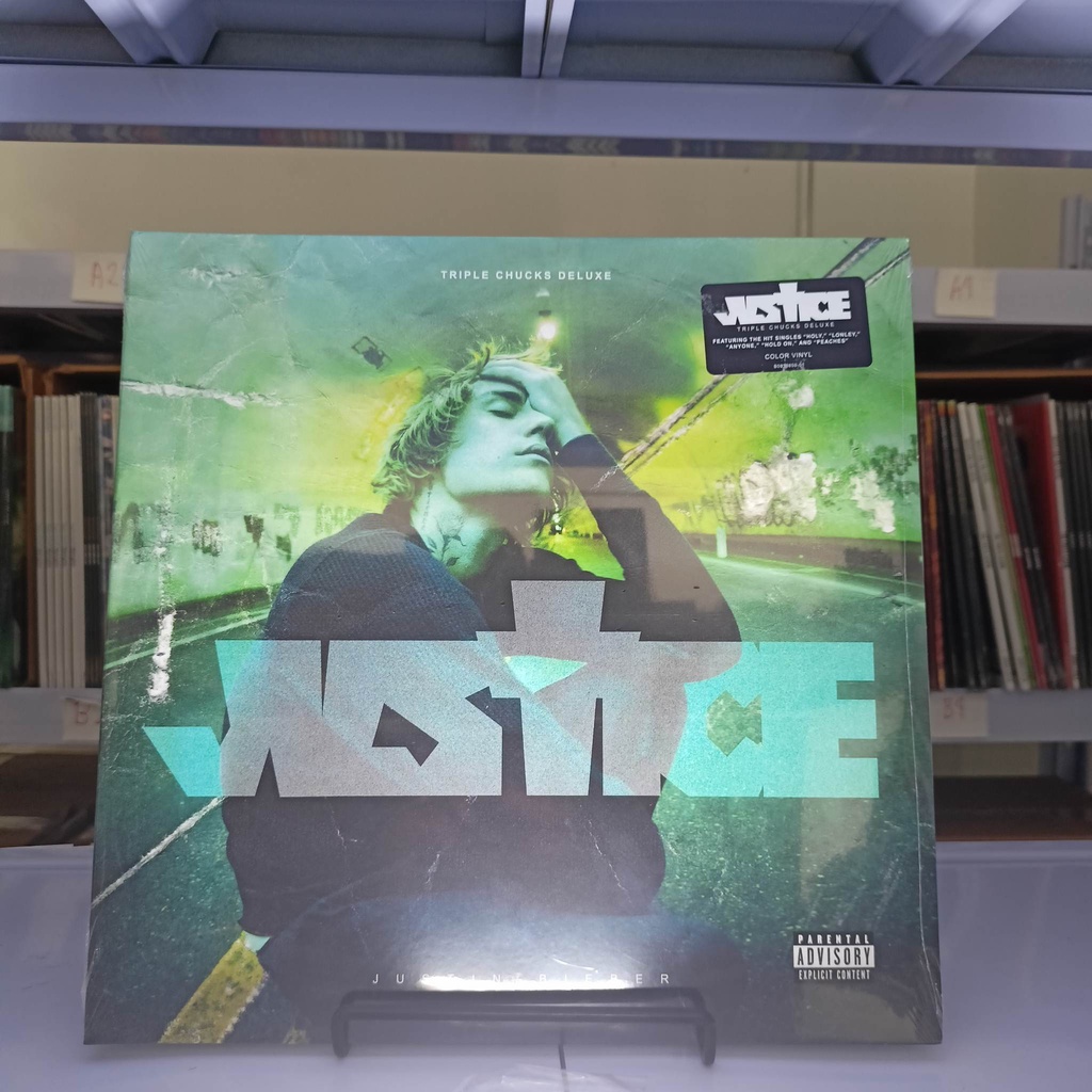 JUSTIN BIEBER Justice Triple Chucks Deluxe Clear Vinyl Shopee Philippines
