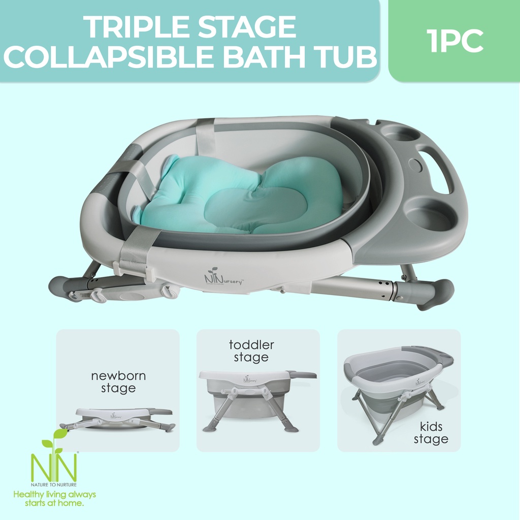 Nature to Nurture Splish Splash Triple Stage Collapsible Bath Tub