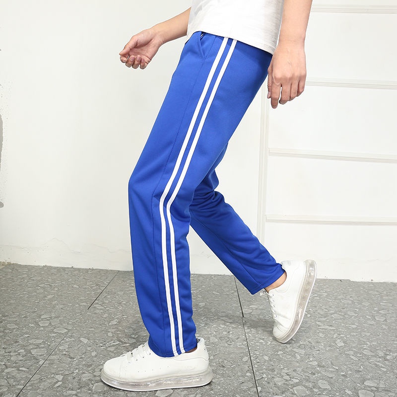 Men Women Royal Blue School Pants Customized Junior High Primary
