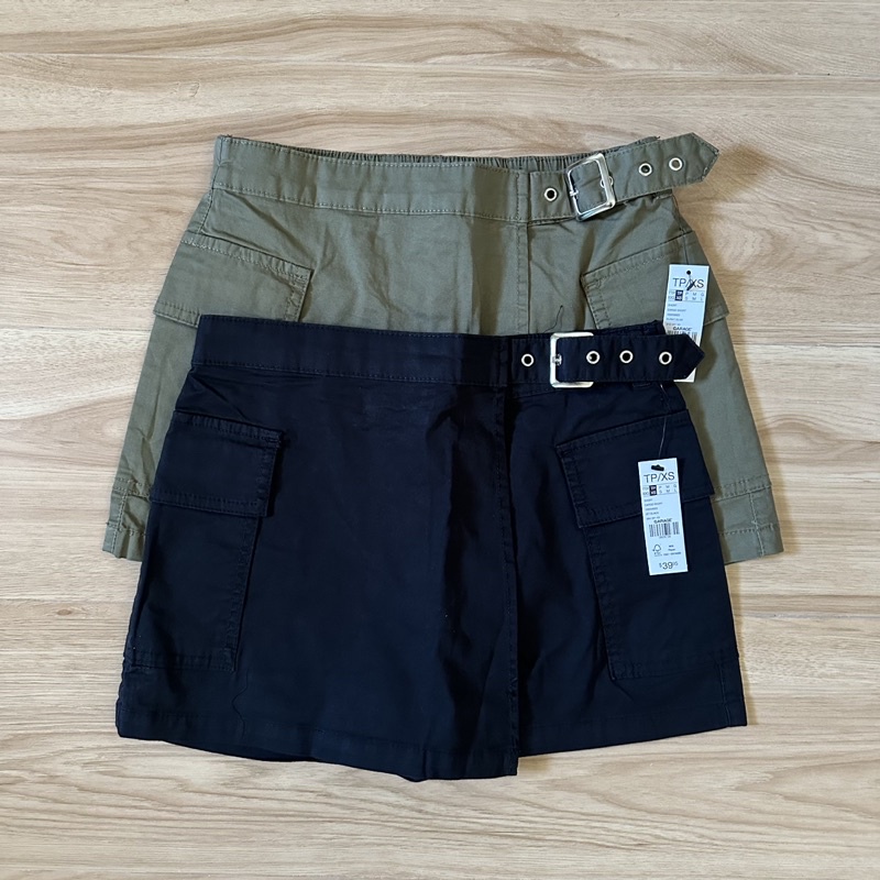 Garage Highwaist Cargo Skort | Shopee Philippines