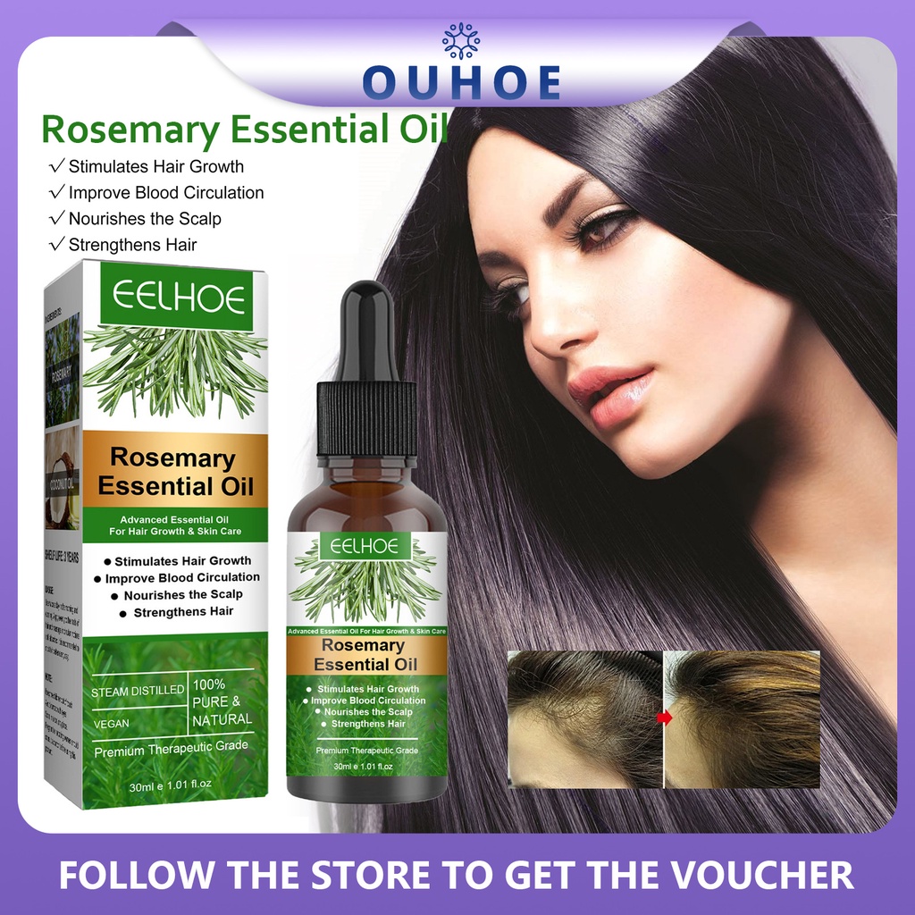 Eelhoe Rosemary Hair Growth Essential Oil Anti Hair Loss Fast Regrowth  Essence Aromatherapy Nourishes and Repairs Damaged Split Ends Hair Care  Eliminates Itching Dry Scalp Frizzy Thinning Scalp Hair restorer Dense Hair