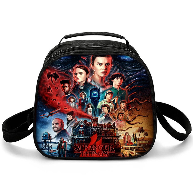 Stranger Things Lunch Bag Children's Diagonal Insulation Cartoon Anime