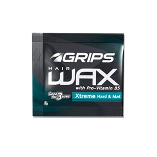 Grips Wax Extreme Hard & Mat 12 sachets & 2 sachets Grips Hair Wax #2
