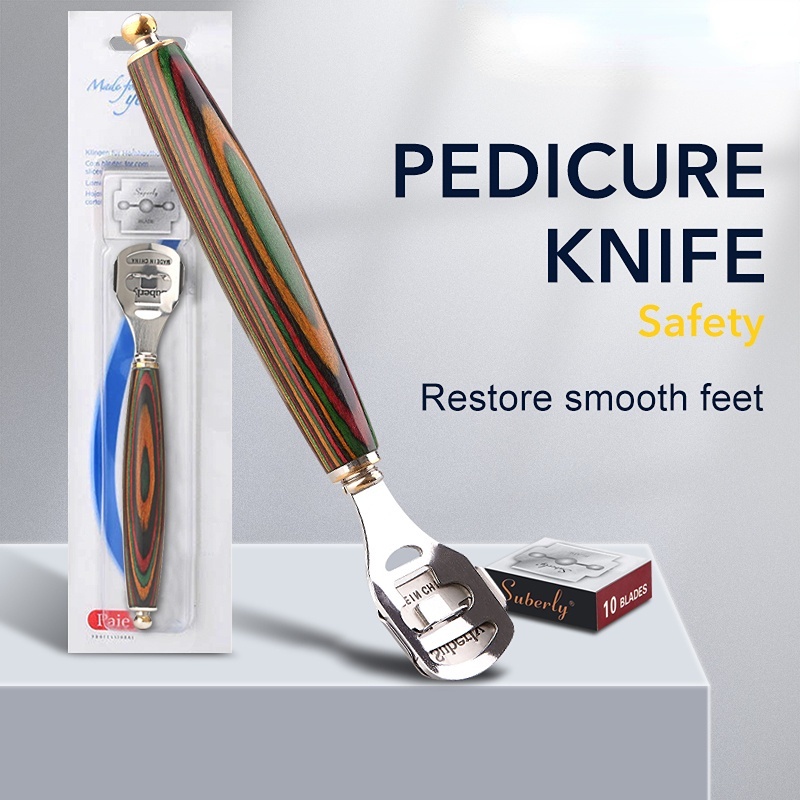 1 Set Professional Pedicure Tools for Heels Razor Callus Dead Skin