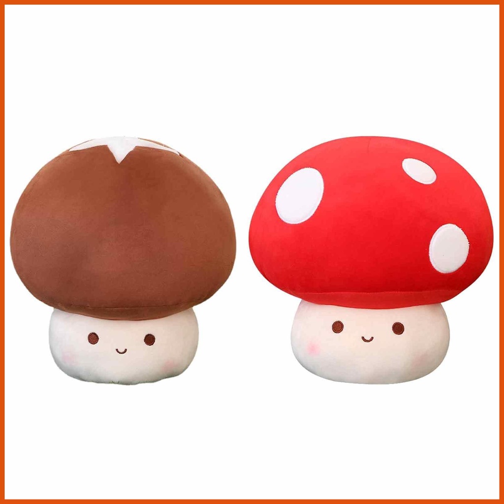 Mushroom Stuffed Animal Kawaii Mushroom Plushie Toy Stuffed Animal Plush Doll 9in/12in Plushy