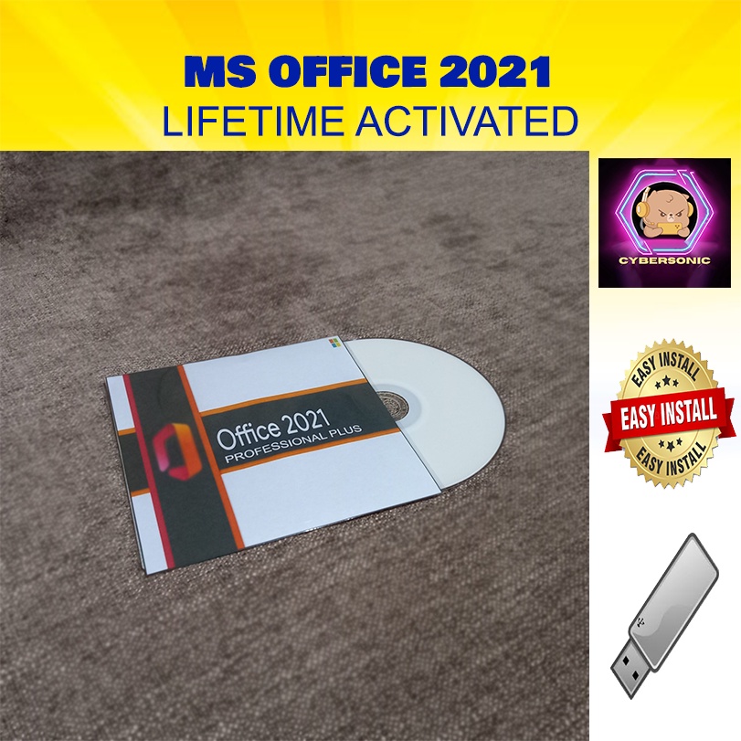 Office Pro Plus 2021 Lifetime Activation Installer [USB/GDrive] Flash Drive  | Shopee Philippines