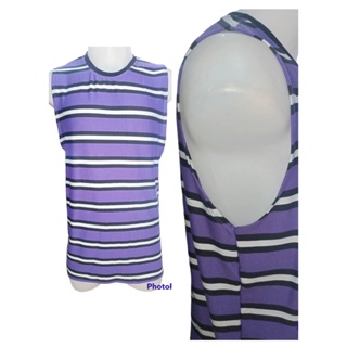Sando stripe with pocket for men Fit up to size XL Spandex Cotton super comfy to wear #8