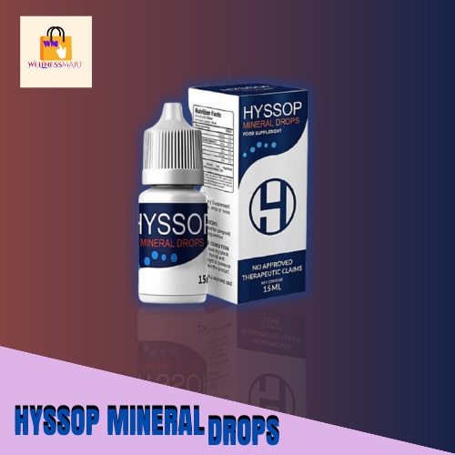 Hyssop Mineral Drops (15ml) / FDA Approved / Legit Shopee Philippines