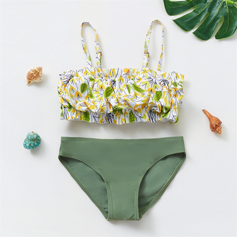 2023 Fashion Beach Girls Swimsuit Fragmented Girl Bikini Set | Shopee ...