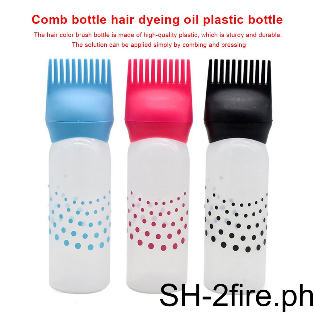 Barber Shop Salon 120ml Hair Dye Applicator Bottle Reusable Washable