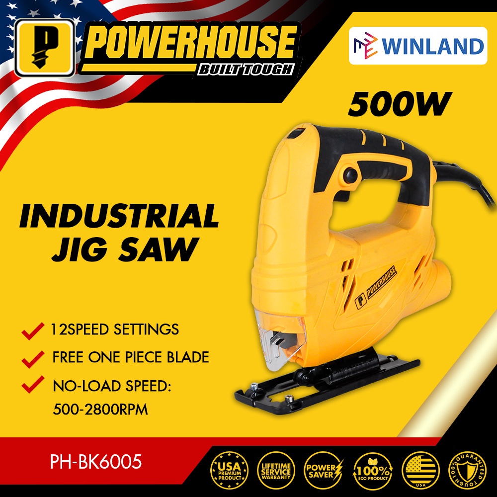 POWERHOUSE by Winland PHBK6005 Industrial Jig Saw Jigsaw 550W Shopee