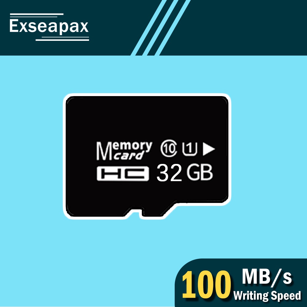 EXSEAPAX CCTV Camera Memory Card 100Mb/s 32Gb 64Gb 128Gb 256Gb Shopee
