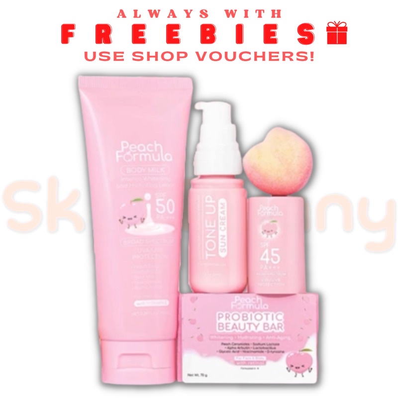 Peach Formula Sun Cream Probiotic Beauty Bar Body Milk Shopee Philippines