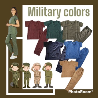 liimoca's new plain terno katrina scrubsuits (military colors)
