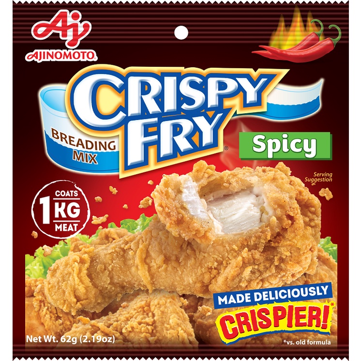 Crispy Fry® Breading Mix Spicy 62g Shopee Philippines