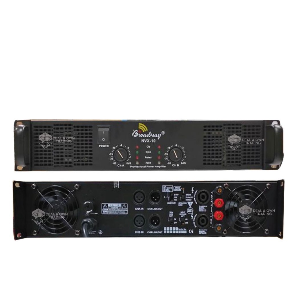 Broadway NVX10 Power Amplifier NVX Series Shopee Philippines
