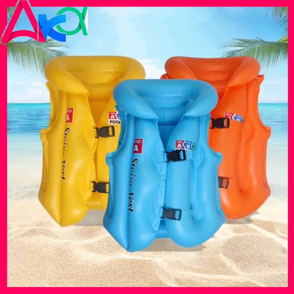 S/M/L Inflatable swim vest for kids,children,pool life jacket,safety ...