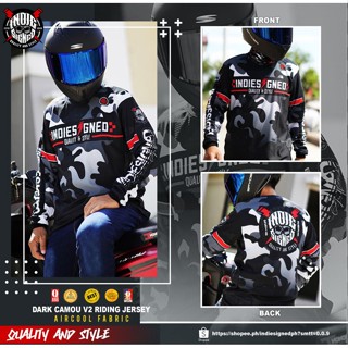 DARK CAMOU V2 RIDING JERSEY (AIRCOOL)