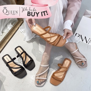 Queen 2 in 1 Korean fashion Sandals heels for  women Casual outfit