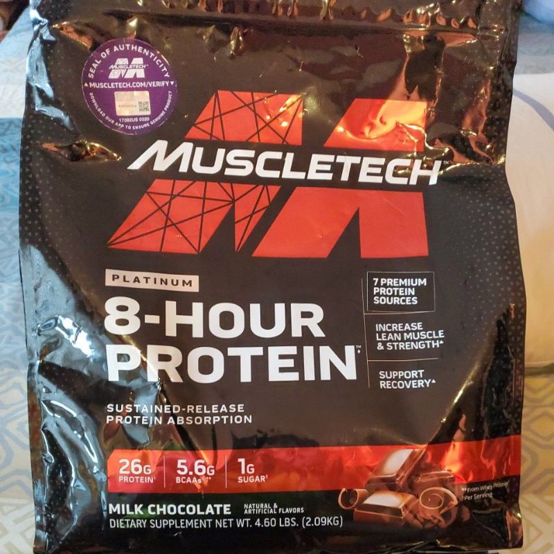 MuscleTech Phase8 Platinum 8Hour Whey Protein & Casein Protein Powder