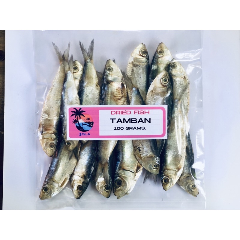Tuyo Dried Fish Tamban 100mg Shopee Philippines