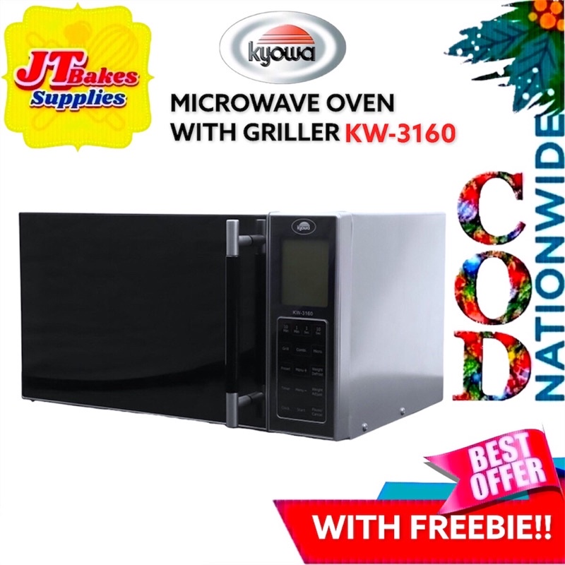 Kyowa Microwave Oven with Grill Digital KW3160 with Freebie Shopee
