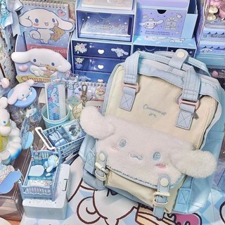 Doughnut Macaroon Backpack cinnamoroll series school bag for Women Cute Waterproof Travel Bagpack