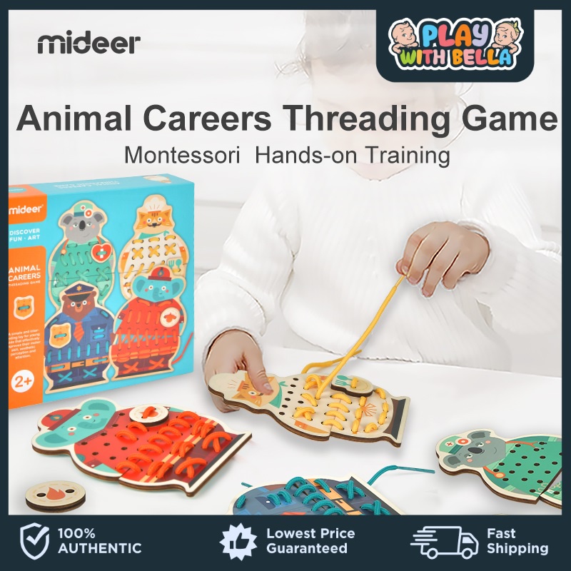 MiDeer Animal Threading Game For Kids Shopee Philippines