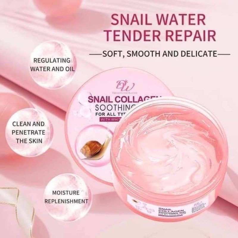 Dw Snail Collagen Soothing Gel 300ml Shopee Philippines