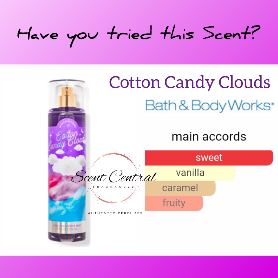 10ml/25ml Decant Cotton Candy BBW (Bath & Body Works) Shopee