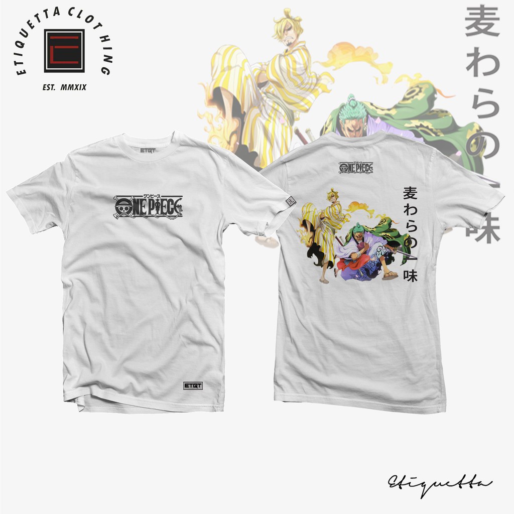 Anime Shirt - ETQTCo. - One Piece - Sanji and Zoro | Shopee Philippines