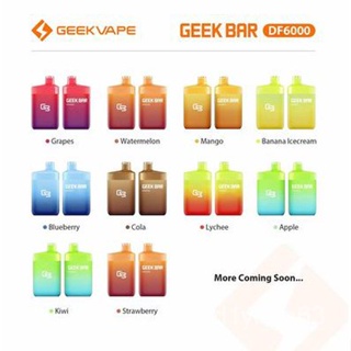 Geek bar DF6000 and air 6000 Rechargeable disposable type c  or FLAVA 7000 LPNX