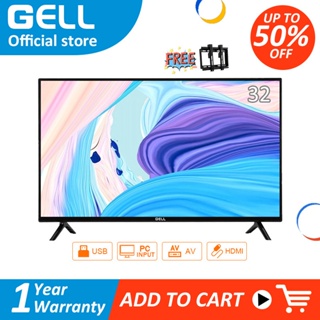 GELL 32-Inch Flat-Screen TV Non-Smart TV with wall bracket